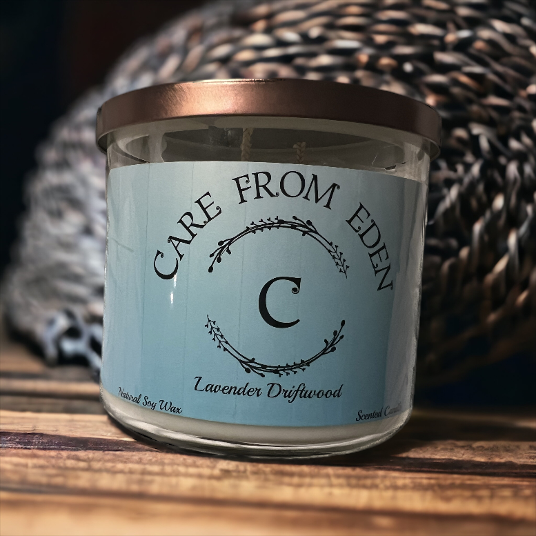Triple Wick Scented Candle : Lavender Driftwood : 14 oz